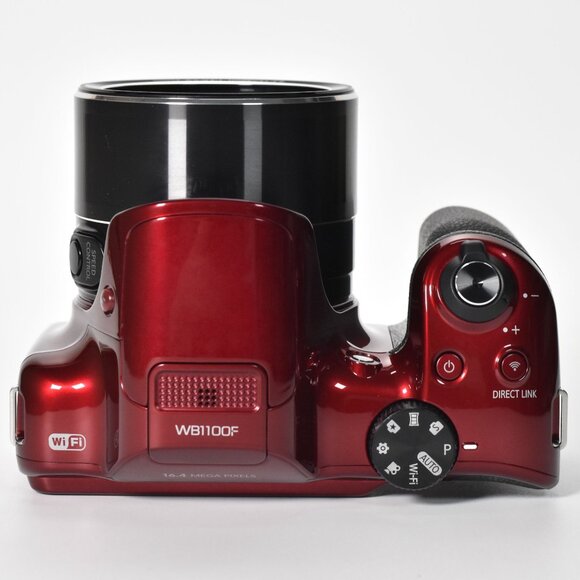 Samsung WB1100F Digital Camera 16.4MP 35x Optical Zoom HD Video WiFi NFC Red - Picture 9 of 16
